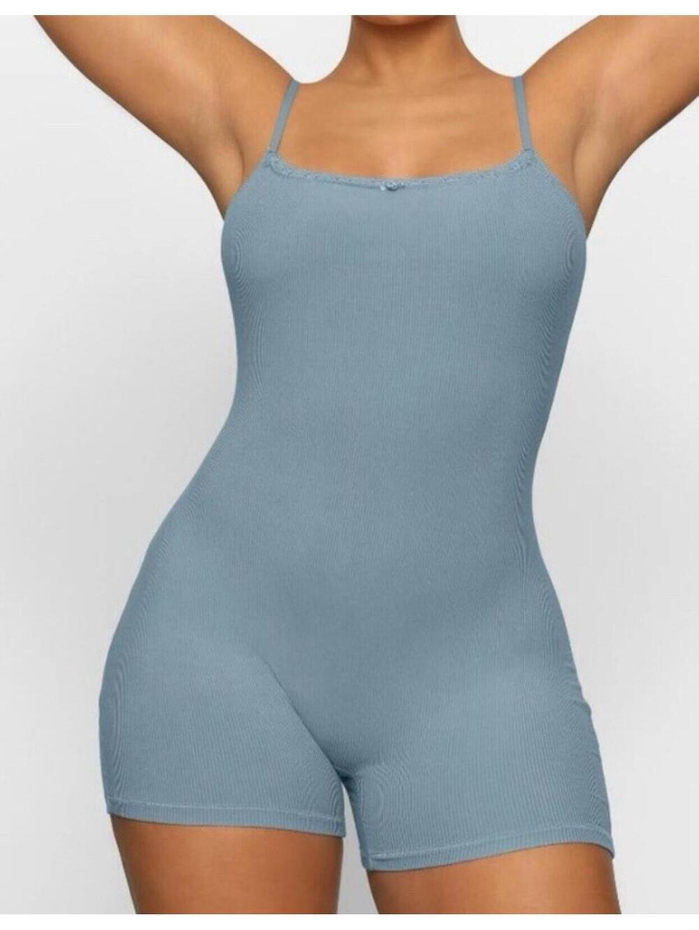 SKIMS Celeste soft lounge ribbed romper sz 2X